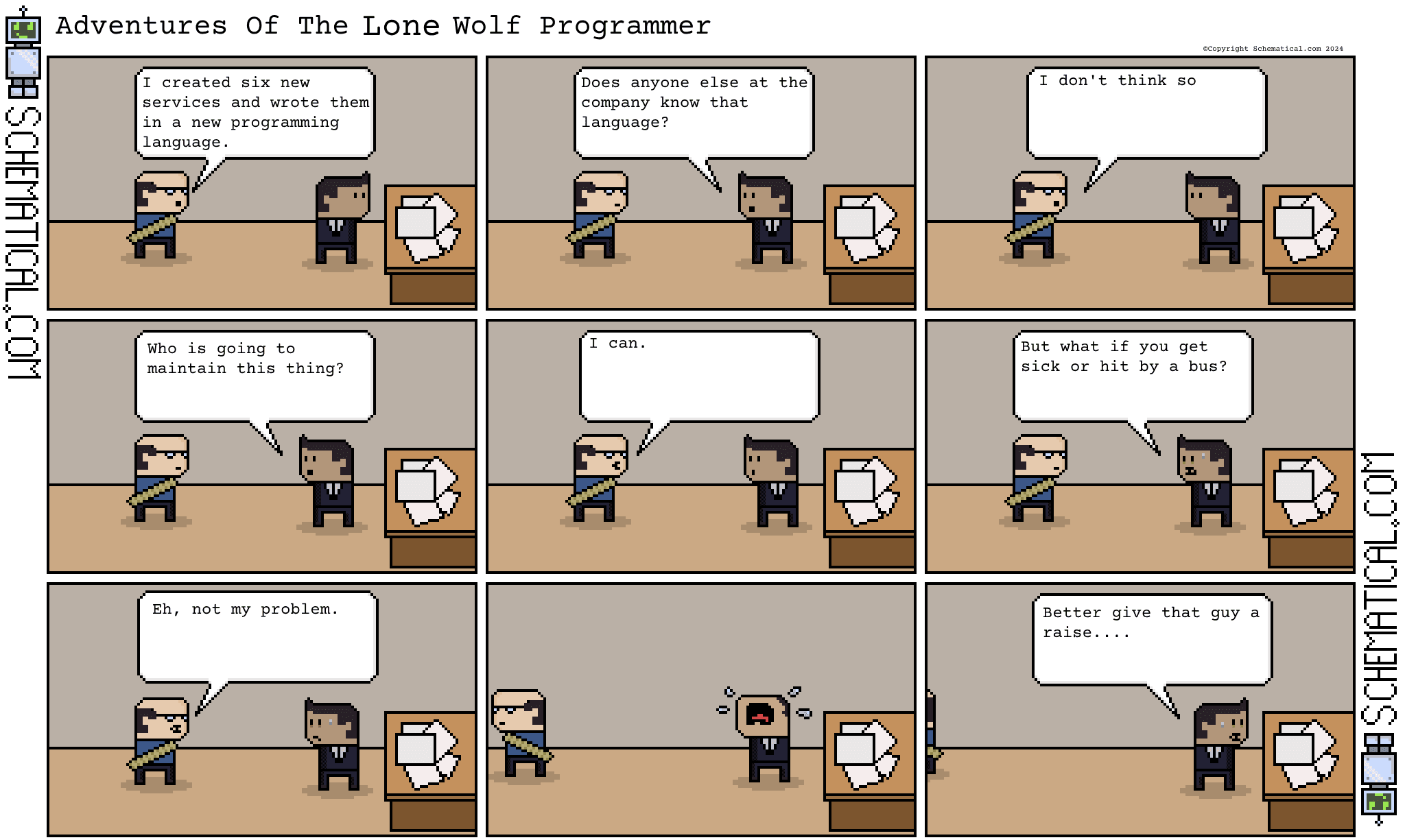 Adventures of the Lone Wolf Programmer 